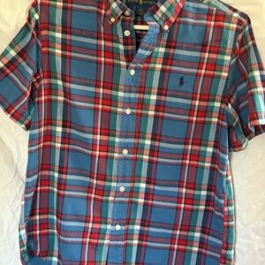 Ralph Lauren Boy’s Multicolor Plaid Button Down Shirt
